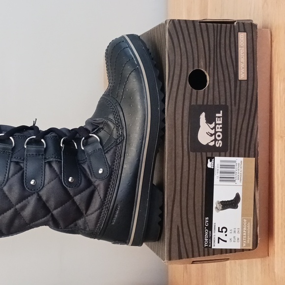 Sorel Tofino Waterproof Black Snow Boots Size 7.5 NIB - Picture 15 of 16